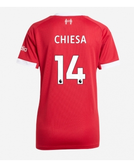 Billige Fotballdrakt Liverpool Federico Chiesa #14 Replika Hjemmedrakt Dame 2025-26 Kortermet Billige Fotballdrakt Liverpool Federico Chiesa #14 Replika Hjemmedrakt Dame 2025-26 Kortermet